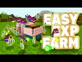 SIMPLEST WAY TO GET XP!! || XP Fish + Loot Farm Minecraft Bedrock 1.20.73