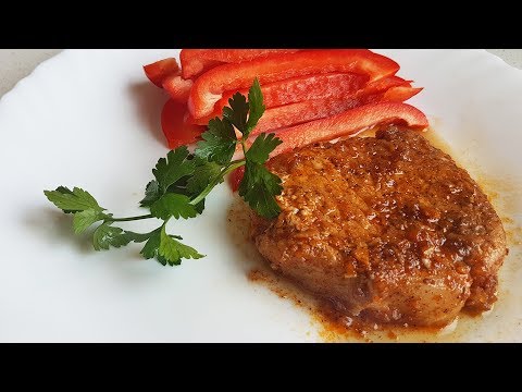 Maple Glazed Pork Chops - English Subtitles