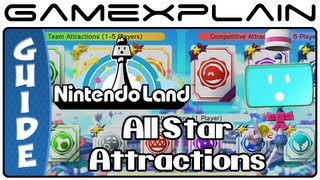 Nintendo Land - How to Star Player All 12 Attractions Guide & Walkthrough