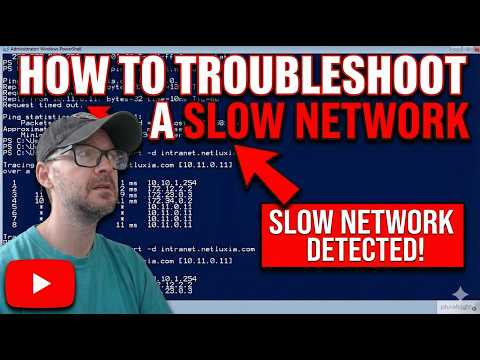 How to troubleshoot a slow network