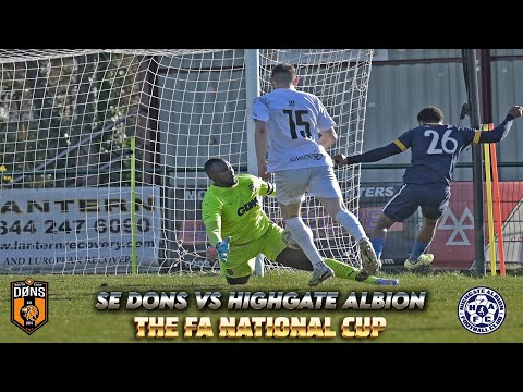 THE FA NATIONAL CUP QUARTER-FINAL |SE DONS vs HIGHGATE ALBION