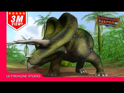 Epic Triceratops VS Pachycephalosaurus Showdown | Dinosaurs Battle s1 GA1 #dinosaur #dinosaurs