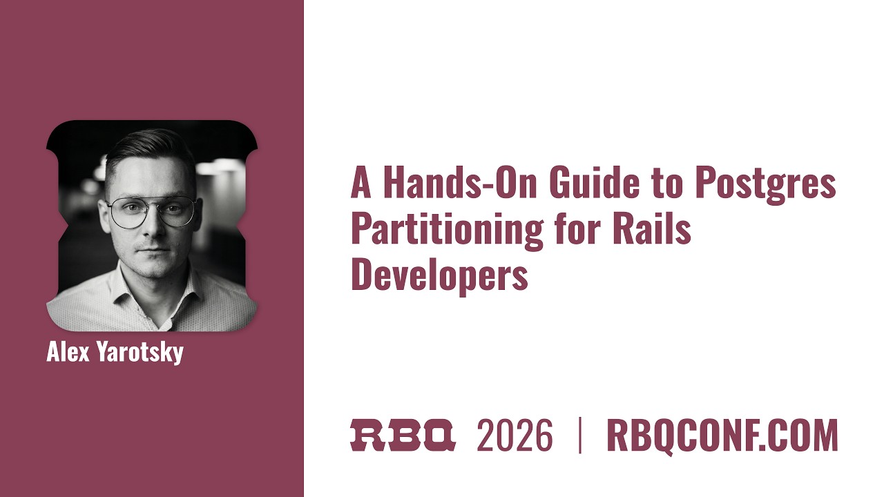 A Hands-On Guide to Postgres Partitioning for Rails Developers by Alex Yarotsky