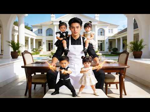 Thrown out for being "ugly"! Her super-powered quintuplets help their dad win her back!