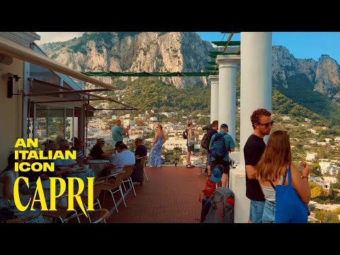 Italy's Most Beautiful Island, Capri, Walking Tour - 4K
