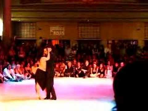  Ezequiel Paludi  and  Geraldine Paludi  are  dancing  to  a  tango