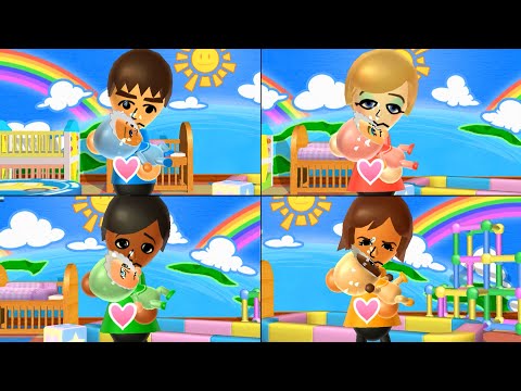 Wii Party Series - All Free For All Minigames (Master Difficulty) | JinnaGaming