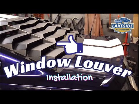 Rear Window Louver Installation: An Easy One Person Job
