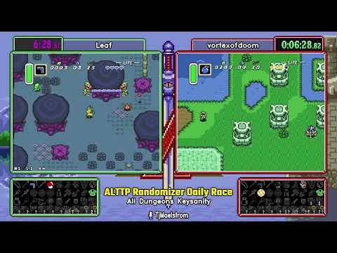 All Dungeons Keysanity Feb 29, 2024. ALTTP Randomizer Daily Race