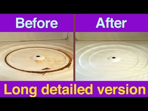 Paint your microwave's interior - fix rust and peeling - Step-by-step