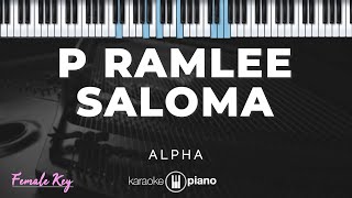 Download lagu P Ramlee Saloma - ALPHA | KARAOKE PIANO - FEMALE KEY mp3