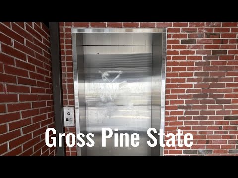 DISGUSTING 1985 Unknown (mb. Pine State) Hydraulic Elevator at the Hanover Garage, Portsmouth NH