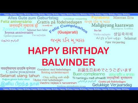 Balvinder   Languages Idiomas - Happy Birthday