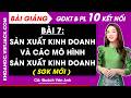 Bài 7. Sản xuất kinh doanh và các mô hình sản xuất kinh doanh