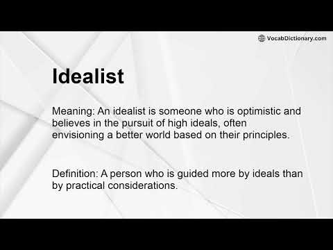 Idealist Meaning
