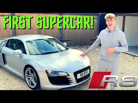 MY BROTHER BOUGHT AN AUDI R8 AT 22 YEARS OLD!!!!