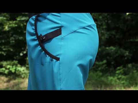 Video Dámské letní výcvik. kalhoty - černé s bílými tlapkami