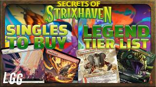 Legendary Tier List + Singles to Buy from Secrets of Strixhaven! | Magic: the Gathering | Commander