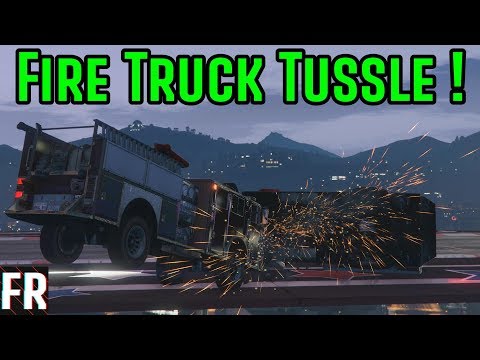Gta 5 Racing -  Fire Truck Tussle !