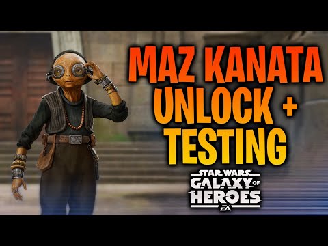 Maz Kanata Unlock + Testing LIVE - The End of the Pirate Era in SWGoH
