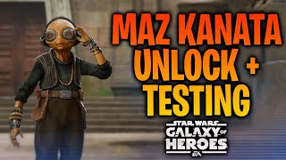 Maz Kanata Unlock + Testing LIVE - The End of the Pirate Era in SWGoH