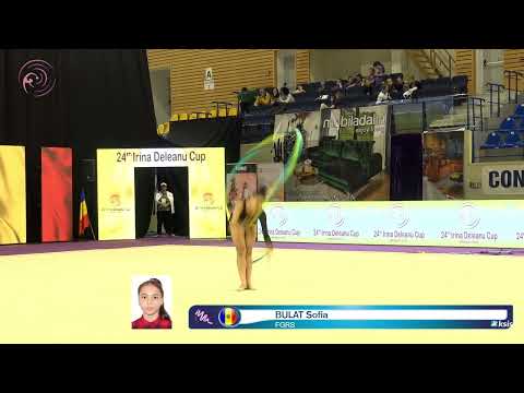 BULAT Sofia MDA 🎀 24th Irina Deleanu Cup 2025 FIG Seniors Ribbon FGRS #rhythmicgymnastics