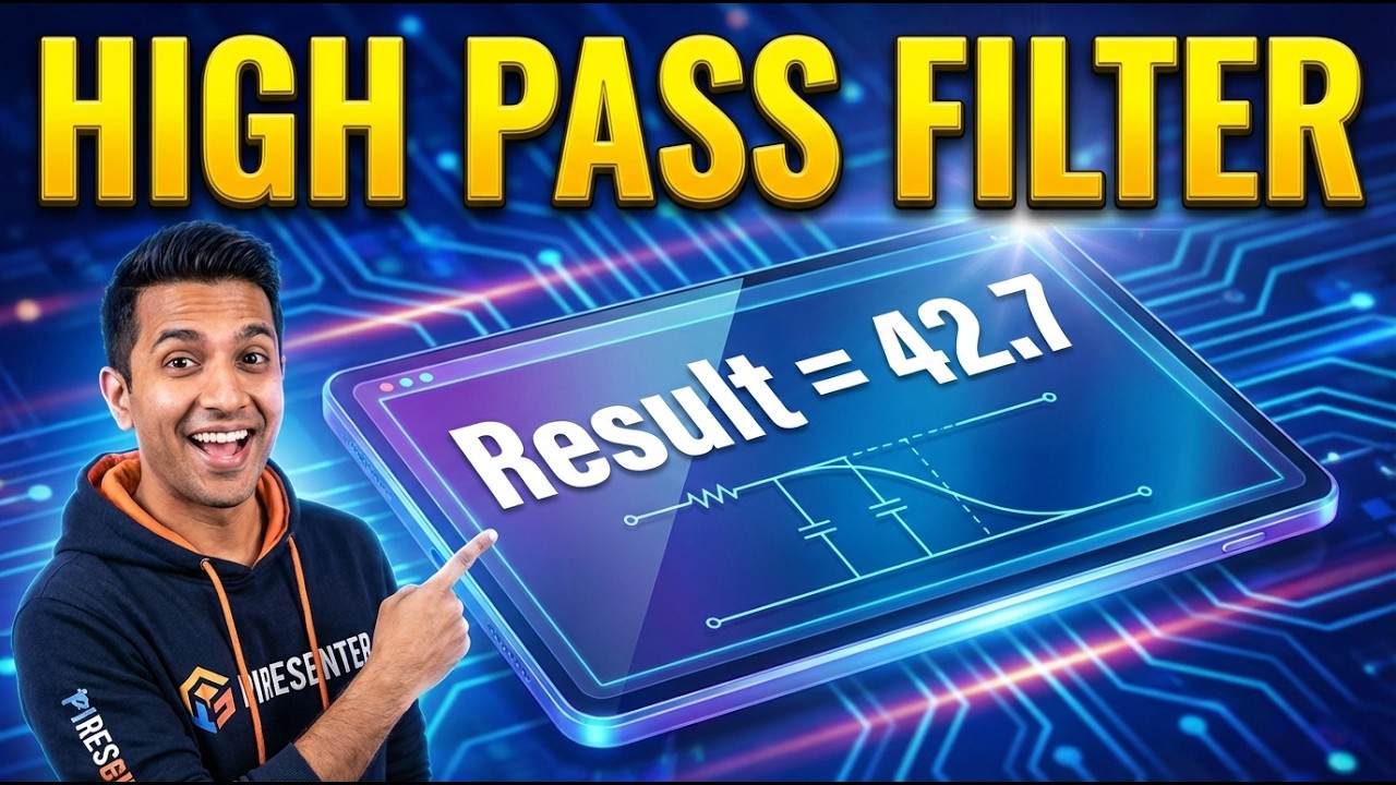 High Pass Filter Interactive Calculator