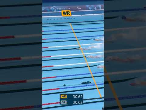 🏊‍♂️🔥 Armless Para Swimmer Shatters World Record at #Paris2024