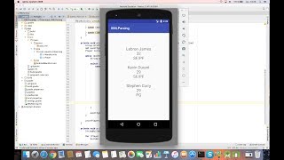 Learn to Parse XML Data  on Android Studio