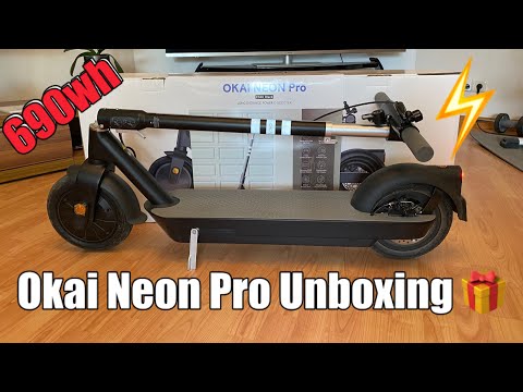 🛴 Okai Neon Pro ABE E Scooter Unboxing - (48V 690wh 350w) - Okai ES30 - Neuer Preisleistungskönig?