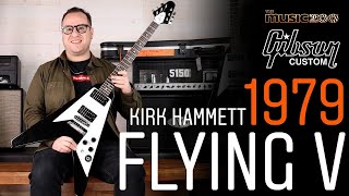 Video thumbnail for Gibson Custom Shop Kirk Hammett 1979 Flying V: The History, Specs & Playthrough Demo! by The Music Zoo