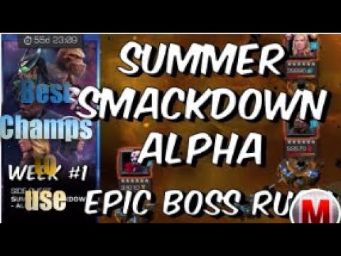 Summer Smackdown -  Epic - Best Champs to Use