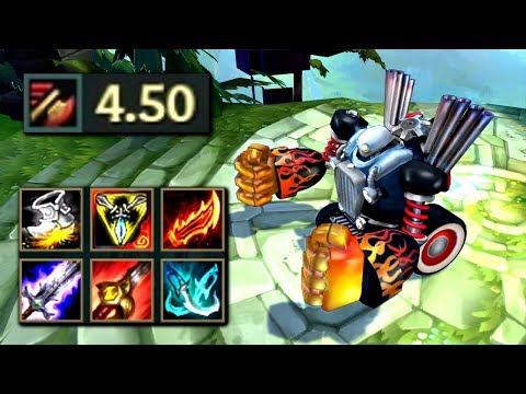 FULL ATTACK SPEED BLITZCRANK!