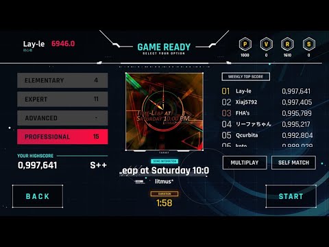 【OverRapid】Re:Time-Leap at Saturday 10:00 PM （4key） 5落ち