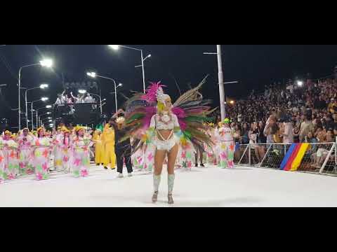 Show de Batería Nota 10 y su reina Juliana Ríos, Comparsa imperio, 1ra noche Carnaval Cdia