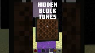 Hidden Block Tones[Minecraft]