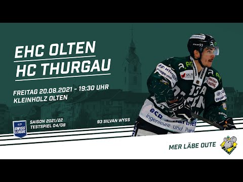 20.8.2021 EHC Olten - HC Thurgau 3:2 Testspiel