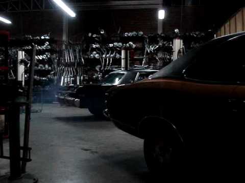 Opala V8 350 do Fábio na oficina do Fontana