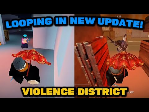 Looping In The New VD Movement Update! Violence District Roblox