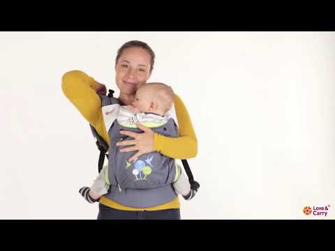 Эрго рюкзак Love & Carry Инструкция позиция спереди