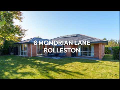 8 Mondrian Lane, Rolleston, Selwyn, Canterbury, 4 rūma, 2 rūma horoi, House