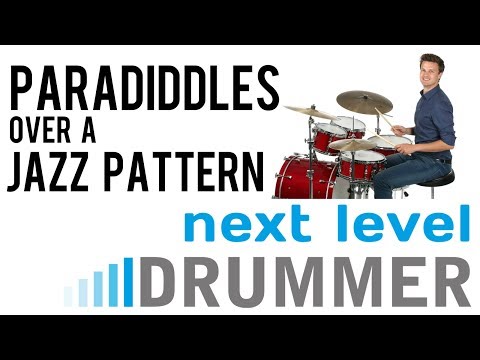 Free Drum Lesson: Paradiddles Over A Jazz Pattern