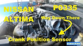 2002 NISSAN ALTIMA P0335 CRANK POSITION SENSOR CODE
