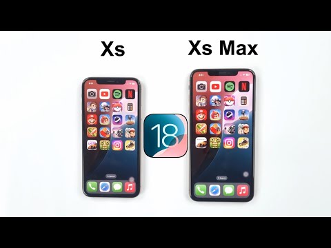 iOS 18 - iPhone XS vs iPhone XS Max Speed Test