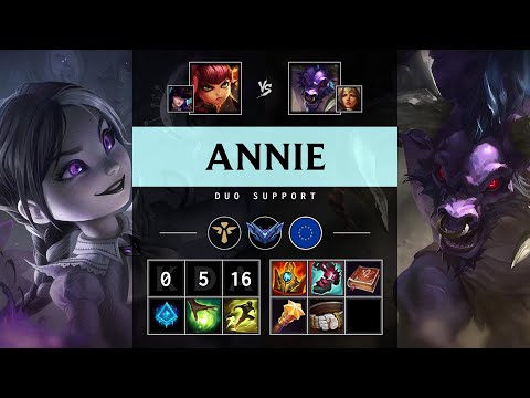 Annie Support vs Alistar - EUW Diamond Patch 25.21