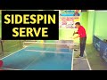 How To Serve and Receive Backspin and Sidespin Serve | Table Tennis India