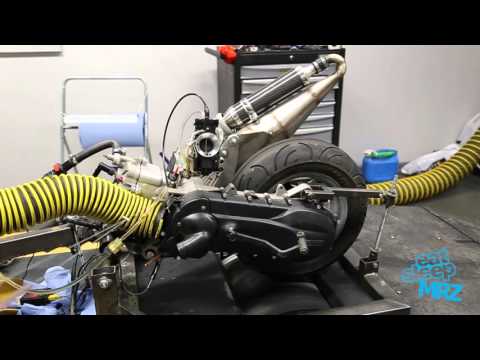 Piaggio Maxi 180LC Dyno - MRZ Tuned - 38 PS