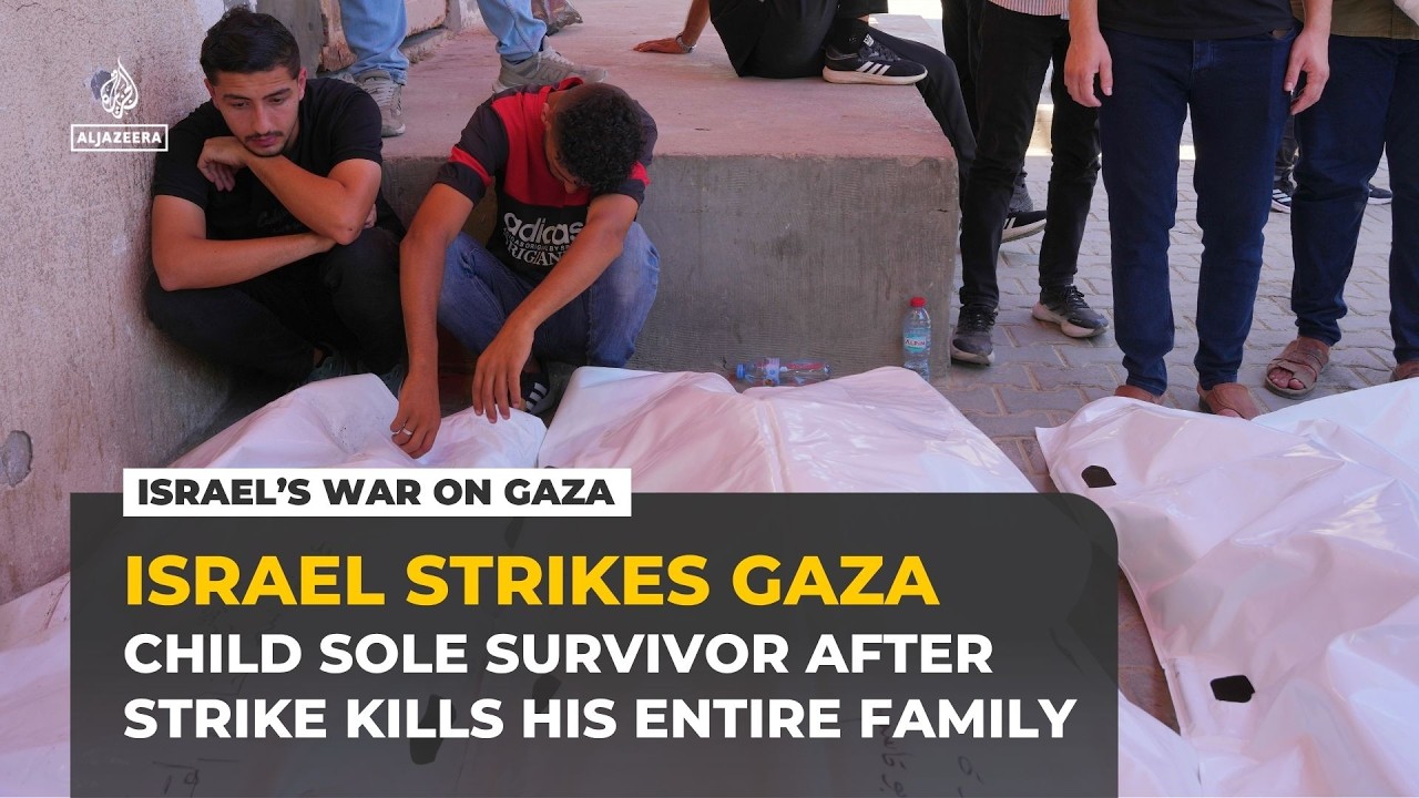 Palestinian child sole survivor after Israeli strike kills his entire family in Gaza
