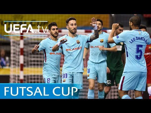 Futsal Cup highlights: Third-place play-off Győr v Barcelona