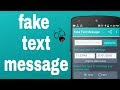 How To Create Fake Text Message 2018